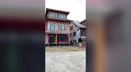 20-year-old performs tricky football shot in northern India