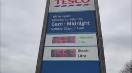 Motorists fill up as petrol and diesel fuel prices continue to increase in Kent, UK
