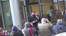 Ed Sheeran leaves London High Court after the fourth day of copyright trial