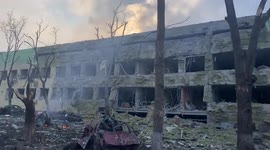 Maternity and children's hospital in Mariupol, Ukraine bombed by Russian military