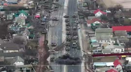 Ukrainian military footage purports to show strikes on Russian tanks near Kyiv