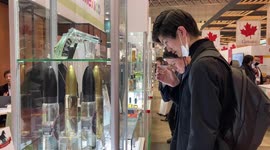 Asia's biggest food and drink exhibition opens at the massive Makuhari Messe in Chiba, Japan