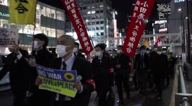 Protests against Russian invasion of Ukraine continue in Tokyo