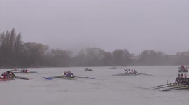 Head of the River Race takes place on Thames in Putney, London (2015)