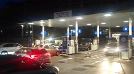 Long queues at petrol stations in London as drivers worry Ukraine war will hit supplies