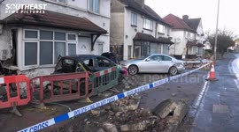 Pedestrian killed and car passenger critically injured in crash on A406 in Brent, London
