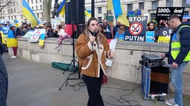 'Arm Ukraine': Protest outside Downing Street demands more military aid for Kyiv