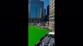 US: Chicago River Dyed Green To Celebrate St. Patrick’s Day 2
