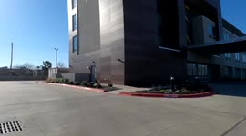 Hotel and Motel exteriors and parking lot  B-Roll footage outside of hotels in Corpus Christi, Texas as consumer confidence lightens and concerns abound over a tightening economy