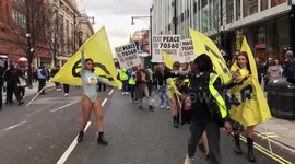 Thousands of ravers party through central London at the Dance For Peace Parade