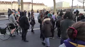 UK: Feminist Group Stages Protest Against Police In London