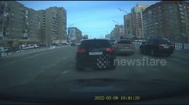 In the Chelyabinsk region, a car overturned with a child in the cabin
