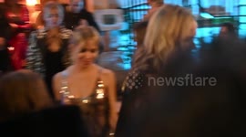 Sienna Miller  -actress ) leaves the  Vogue and Tiffany and Co after BAFTA party