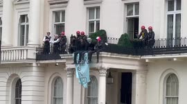 Squatters occupy a Russian oligarch’s mansion in Central London