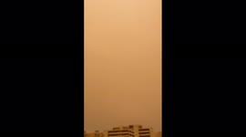 Spain: Storm ‘Celia’ Brings Saharan Dust Turning Skies Orange
