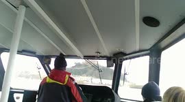 Ferry Ride From Marazion to St. Michael's Mount, Cornwall, UK