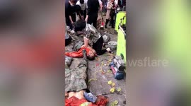 Doctor resuscitates workers suffering from methane gas poisoning in China