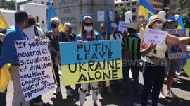 Pro-Ukraine pickets continue outside parliament of S Africa, still reluctant to condemn Russia