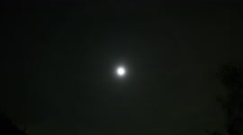 Rare Large Moon Ring Seen