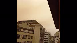 Switzerland: Sand From Sahara Desert Turns Skies Orange 2