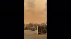 Switzerland: Sand From Sahara Desert Turns Skies Orange