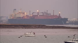 First non-Russian gas ship berths at National Grid's Grain LNG facility in Kent, UK