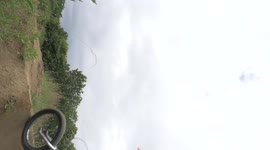 Bmx 360° jump trick in slowmotion