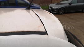 Sahara Sand Falls Over Cars In East London