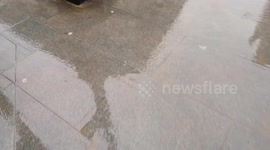 Sahara Desert Sand Falls Over London's West End