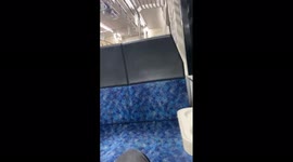 Japan: Scene Inside Train When M7.3 And M6.4 Earthquakes Strike Northern Region