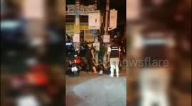 Irish tourist, 58, attacked by furious security guards after 'doing dine and dash spree' while celebrating St Patrick's Day in Thailand
