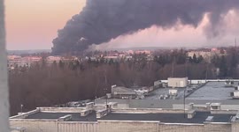 Russian missiles hit aircraft repair plant in Lviv in Ukraine