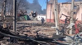Russian troops continue to conduct chaotic shelling on the city of Chernihiv