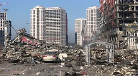 Four weeks of war in Ukraine: exclusive footage shows destruction at Kyiv shopping centre after deadly Russian shelling (March 21)