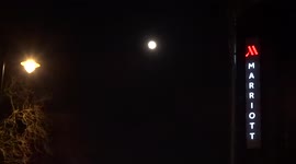 The full Worm Moon lights up the skies over London's Kensington