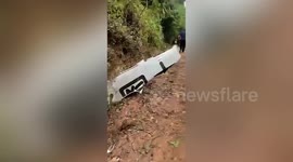 Locals find debris from passenger plane that crashed in Guangxi, China