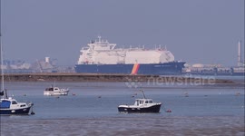 Gas ship arrives from US to supply UK with gas off Kent as energy prices continue to rise