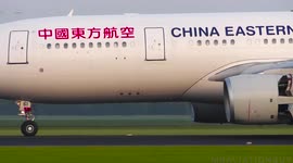 Stock footage of China Eastern Airlines planes as one of its 737s crashes in Guangxi