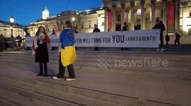London protesters demand drop visa requirement for Ukrainian refugees