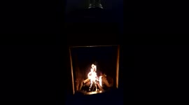 Slow motion Fireplace to see what it looks like at a different speed