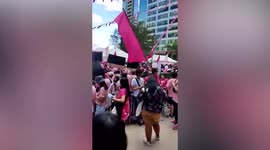 Thousands show support in election rally as Philippine vice president vies for country's top post