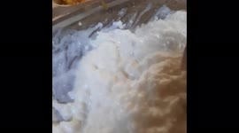 the essense of mixing the cured rice to have and enjoy and stay cool where a little cute girl of 12 yrs wanna have only curd rice and she says no to junk food and reminds her mother that she loves to have curd rice especially in the hot summer of Indian c