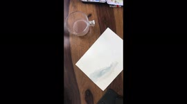 'Thoughtful artist produces IMPECCABLE watercolor portrait of his friend '