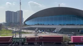 Newsflare Edit - Olympic Park Aquatics Centre evacuated