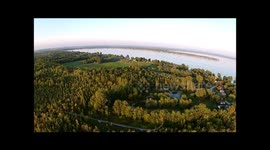 Drone films stunning scenery in Canada