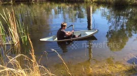Funny canoe fail