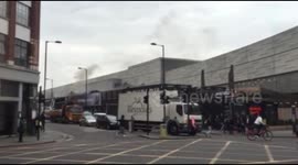 Fire at Shoreditch Boxpark