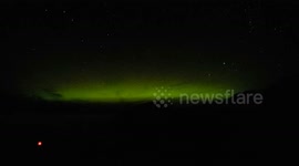 Aurora Borealis Over Giant's Causeway Go Pro Time Lapse - Sept 9th 2015