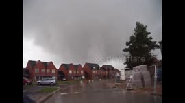 Tornado in Northampton, UK