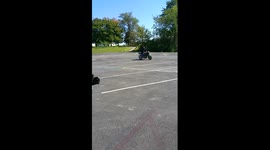 My friend tried showing off
